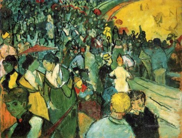 Vincent Van Gogh Painting - Espectadores en la Arena de Arles Vincent van Gogh